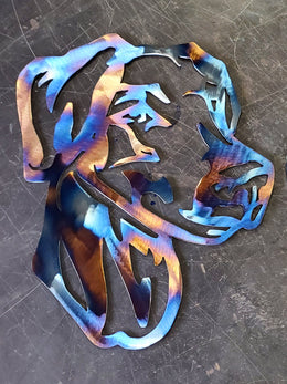 Doberman Pinscher Metal Wall Art