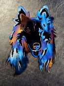 Rough Collie Metal Art