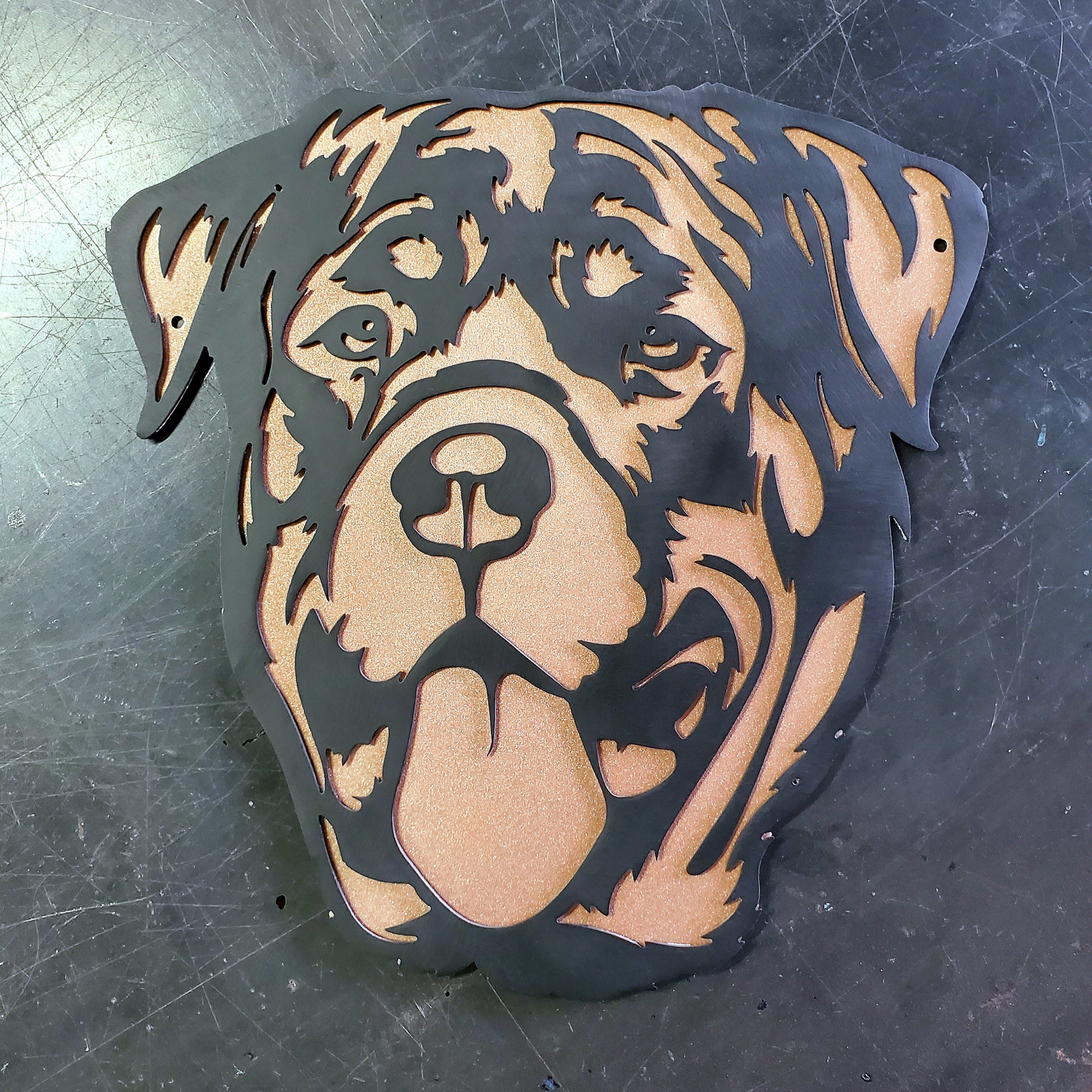 Rottweiler #2 Metal Art