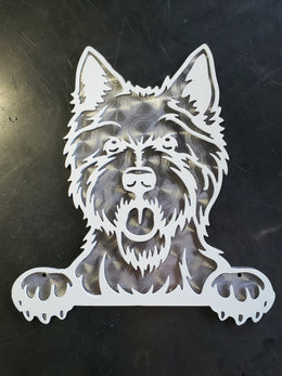 West Highland Terrier Metal Wall Art