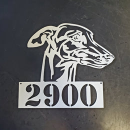 Greyhound Metal Wall Art