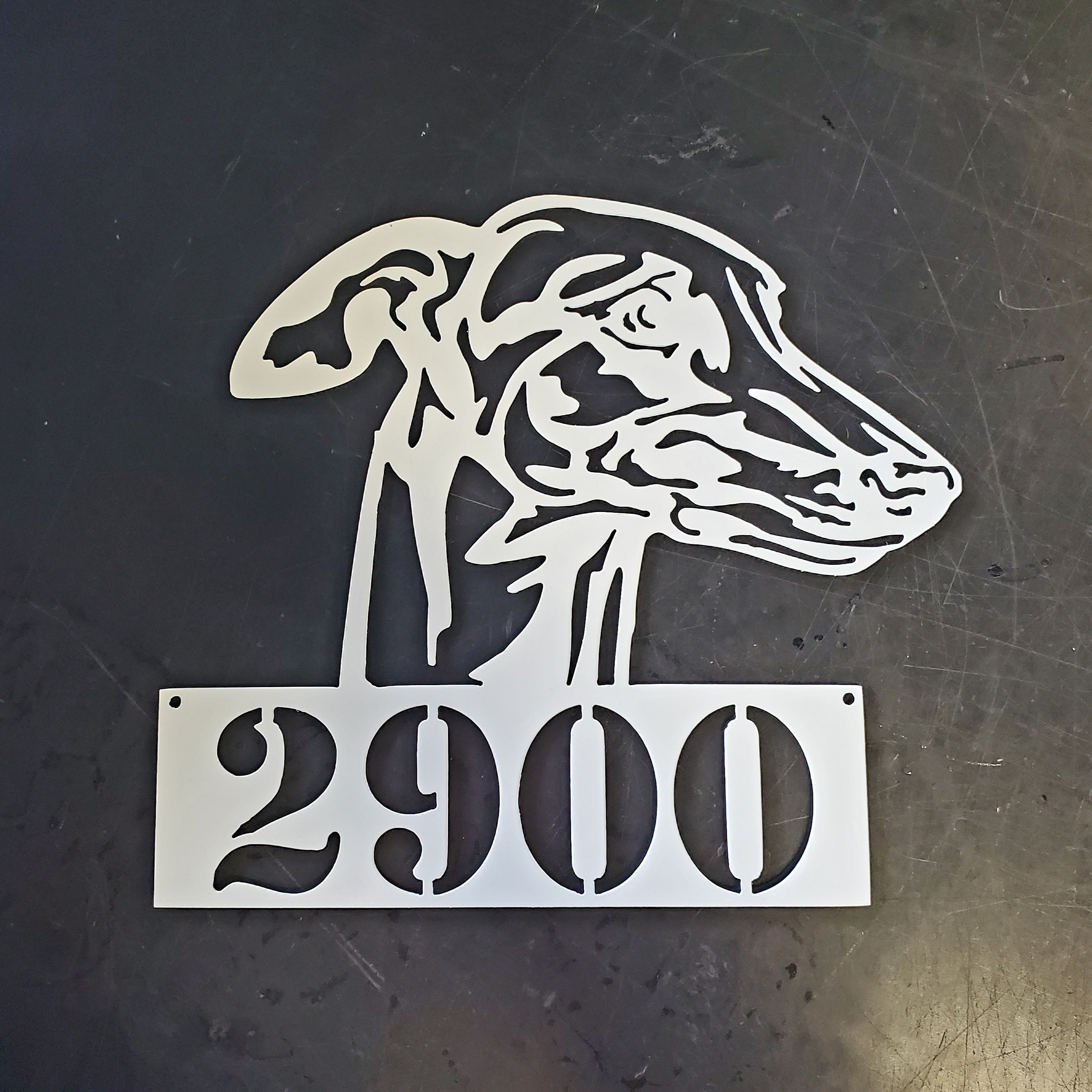 Greyhound #2 Metal Art