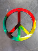 Peace Sign Metal Art