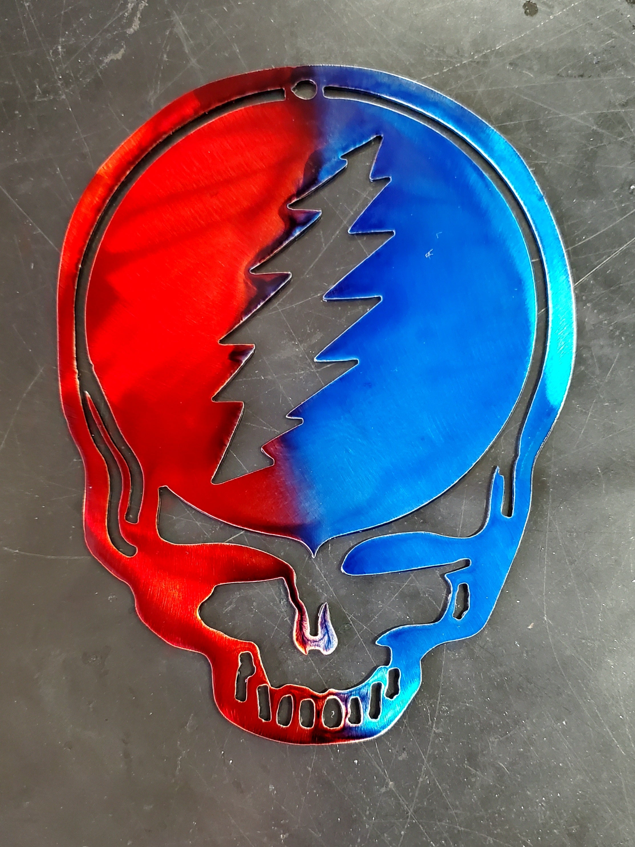 Grateful Dead Stealie Metal Art