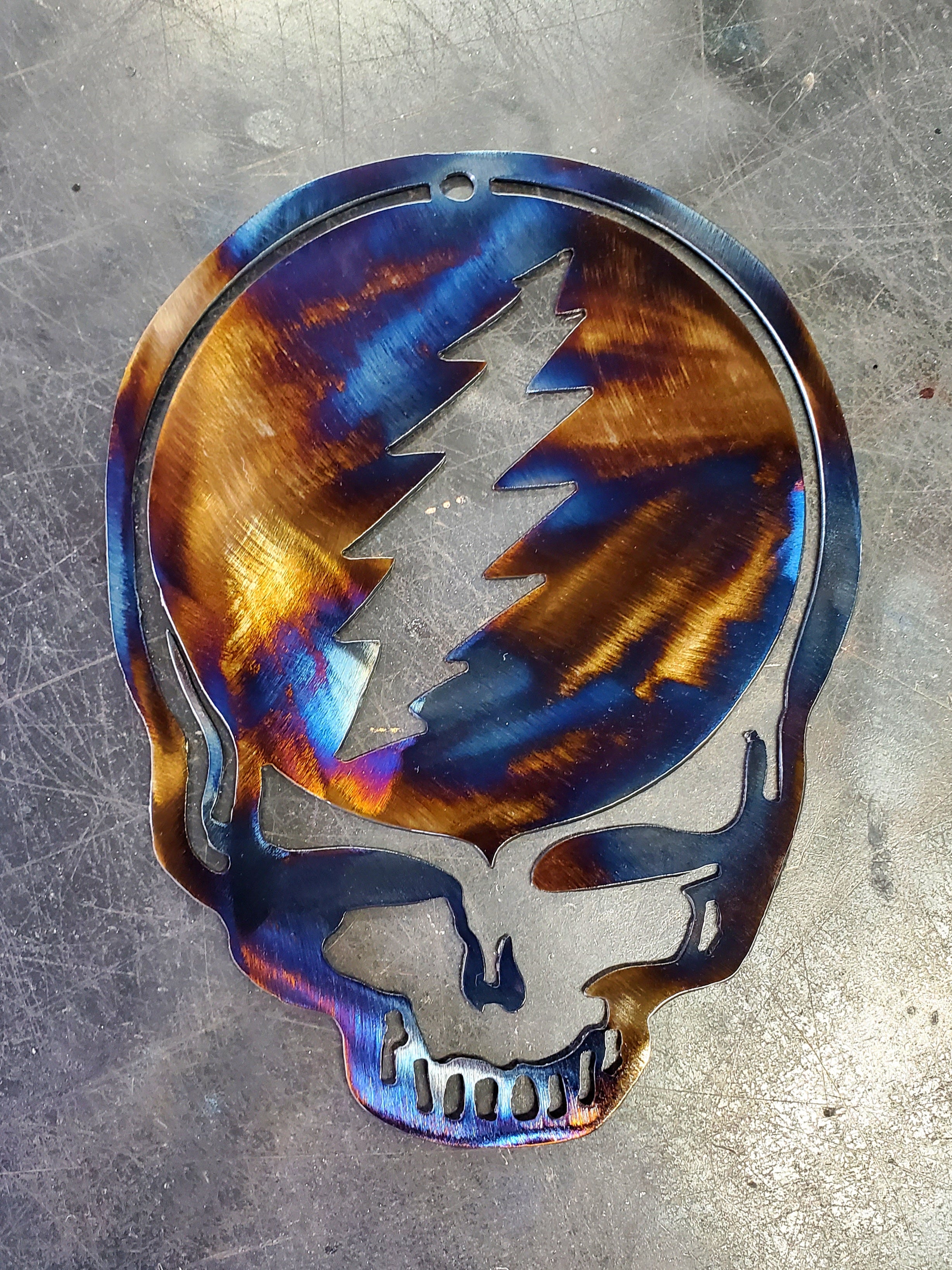 Grateful Dead Stealie Metal Art