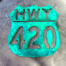 Highway 420 Metal Art