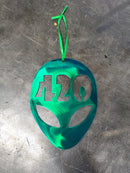 Alien 420 Ornament