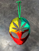 Alien Cannabis Leaf Ornament