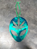 Alien Cannabis Leaf Ornament