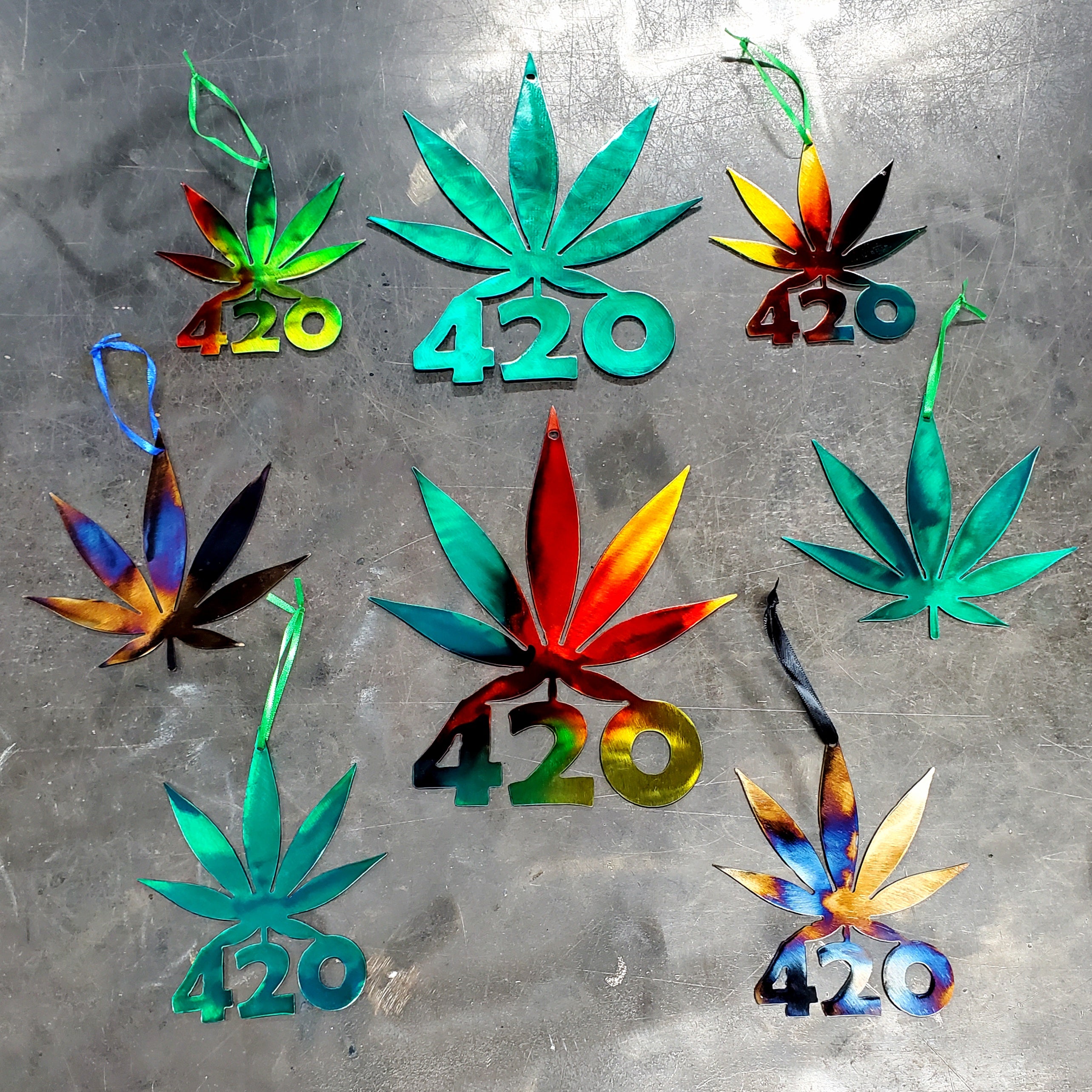Cannabis Leaf 420 Ornament