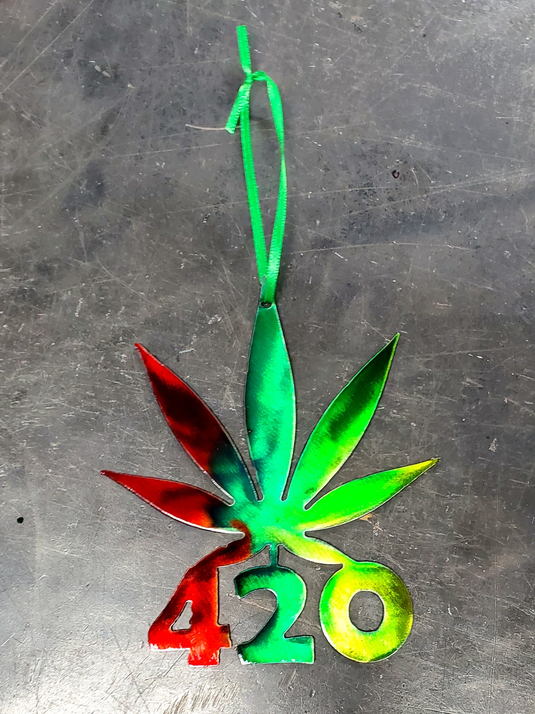 Cannabis Leaf 420 Ornament