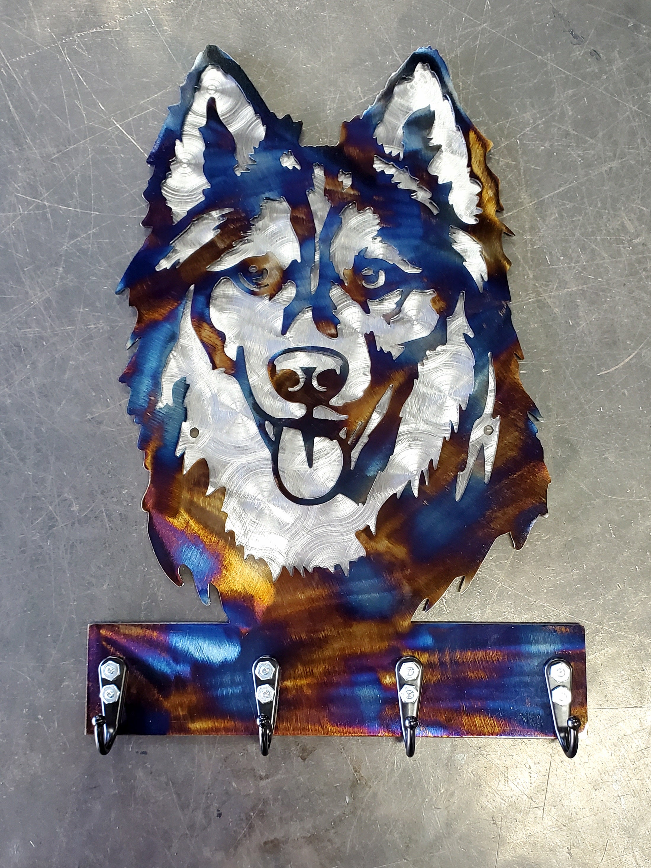 Heat Colored & Polished Swirl