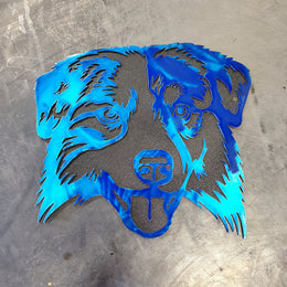 Australian Shepherd Metal Wall Art