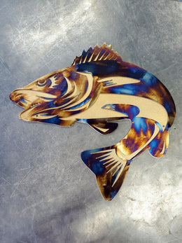 Walleye Metal Wall Art