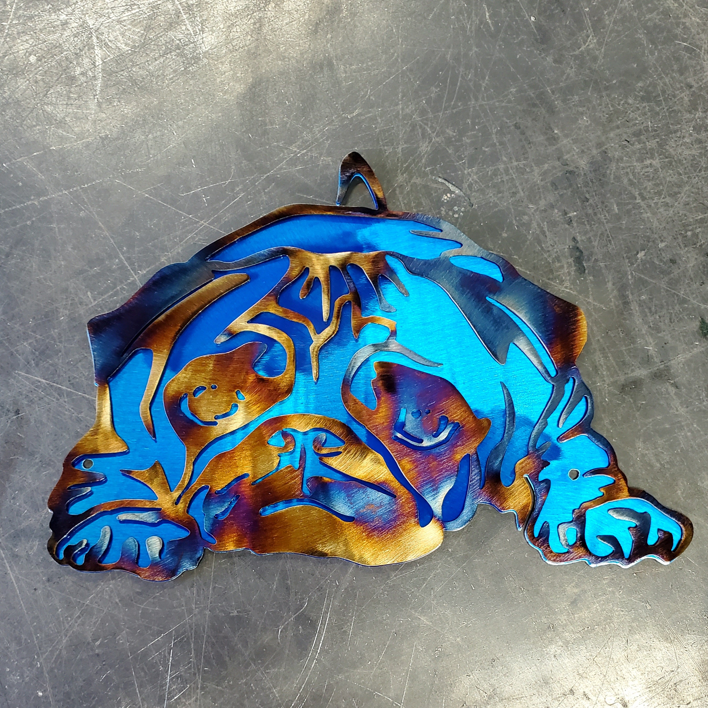 Heat Colored & Blue Candy