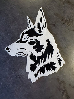 Belgian Malinois Metal Wall Art