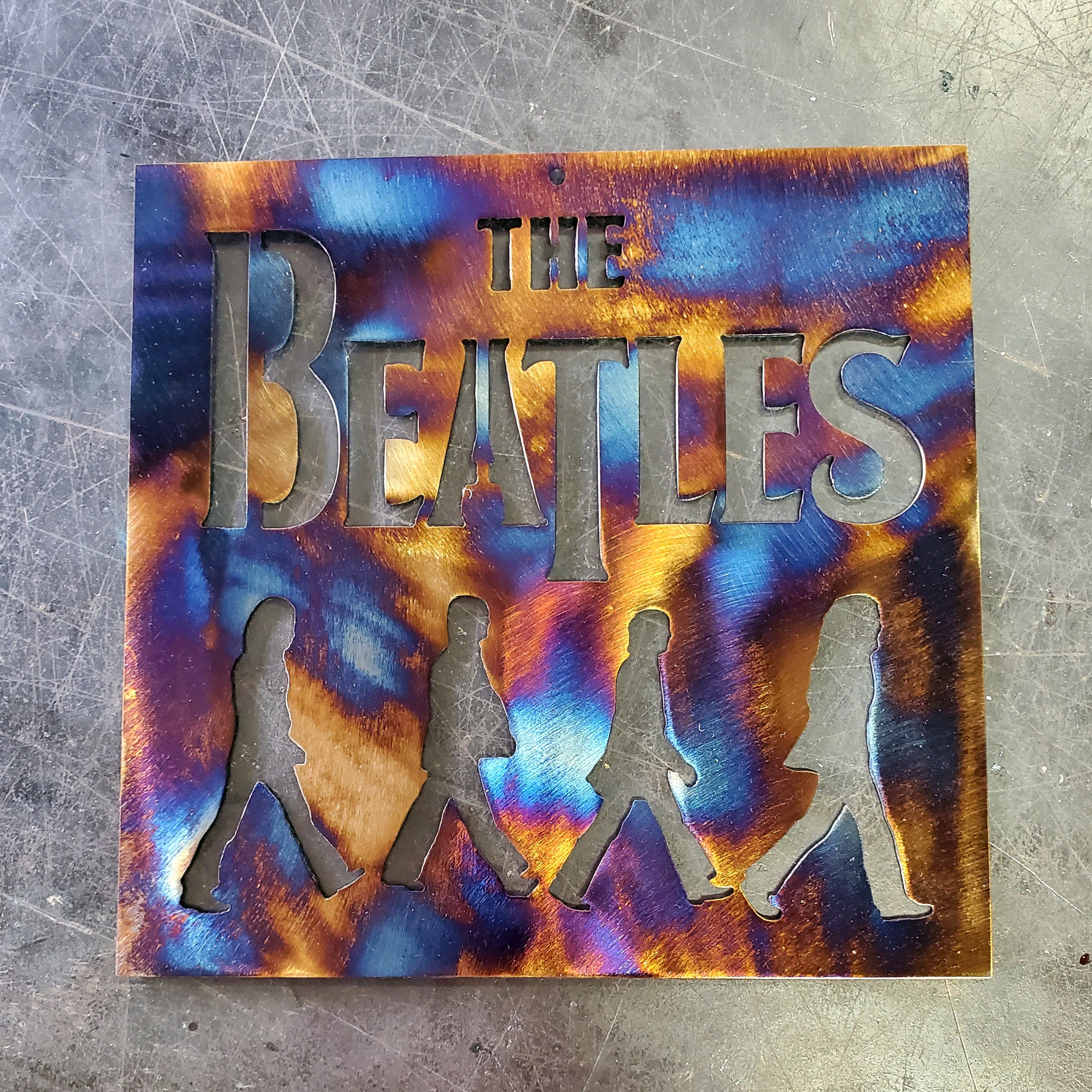 Beatles Metal Art