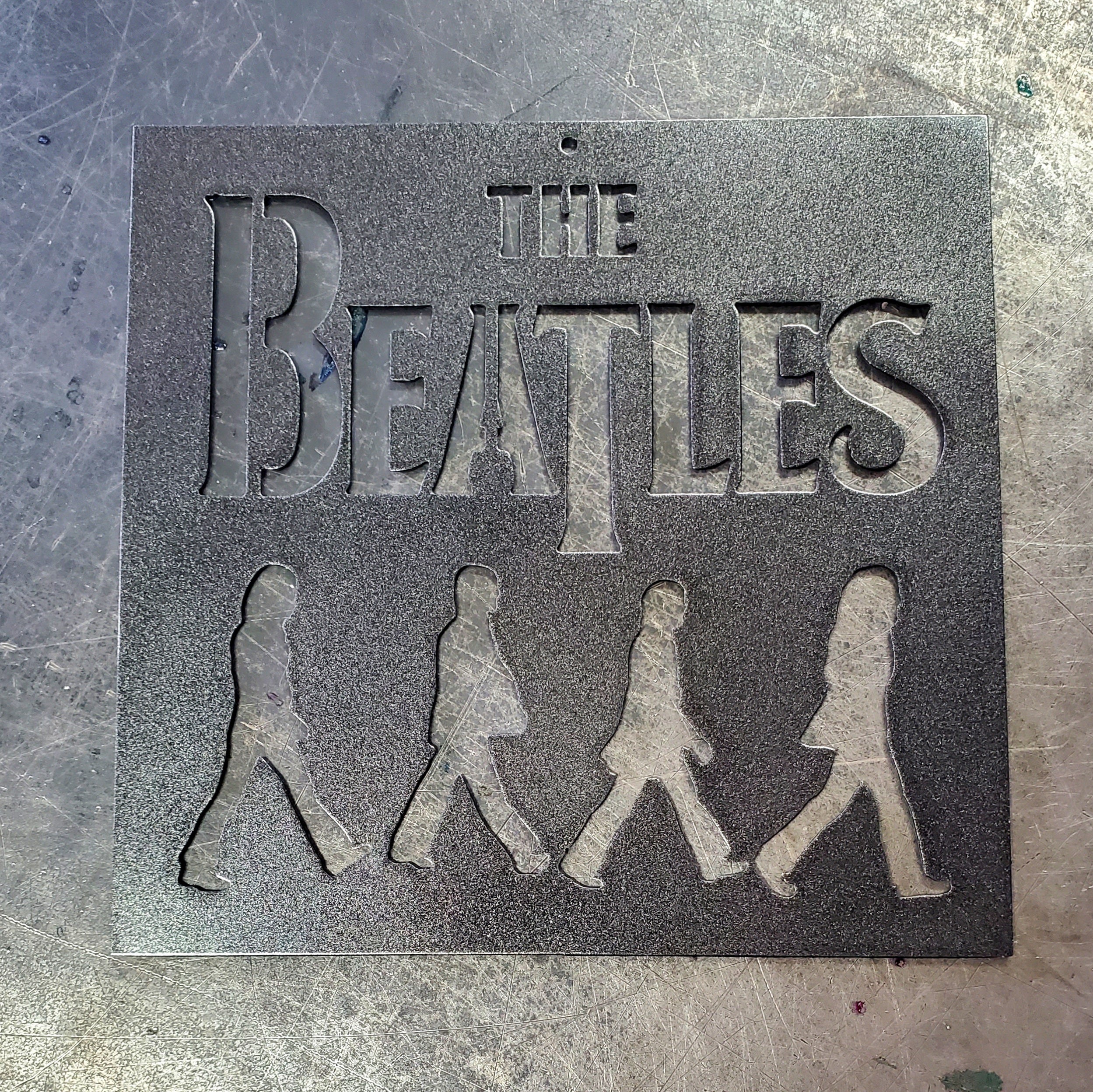 Beatles Metal Wall Art | Custom Powder Coated Steel | Made in USA