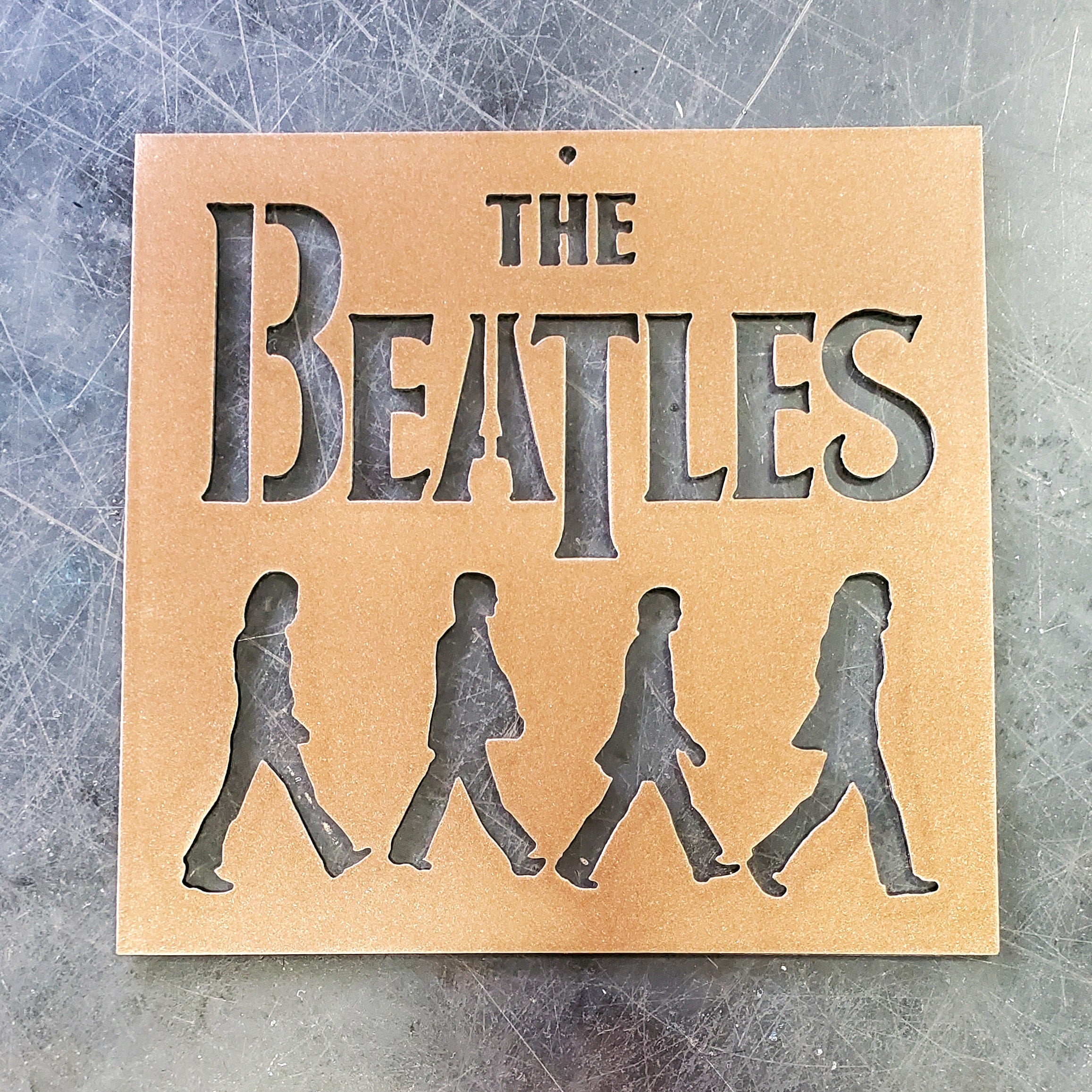 Beatles Metal Art