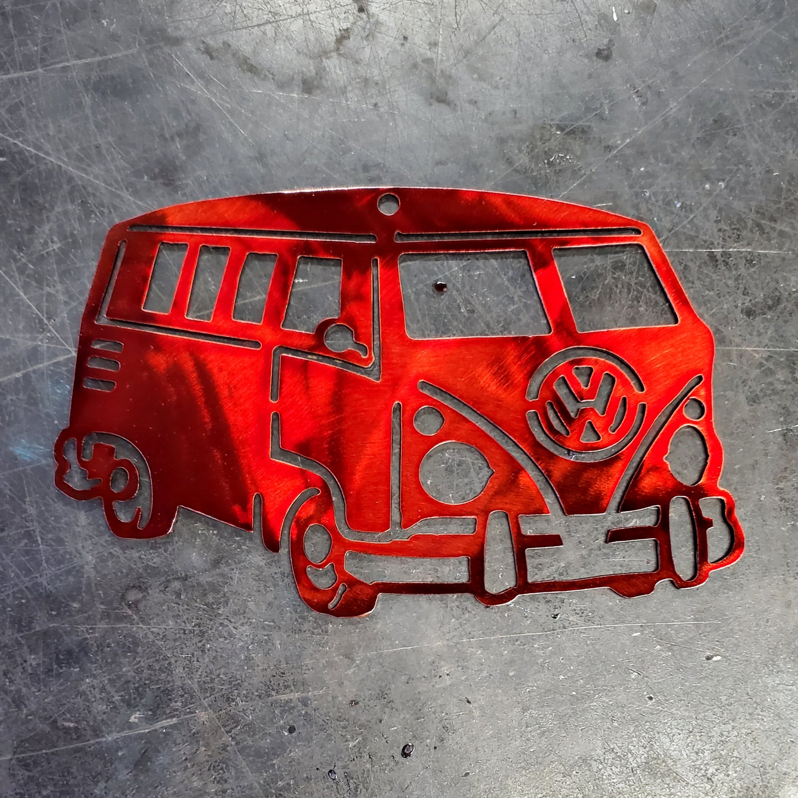 VW Bus Metal Art