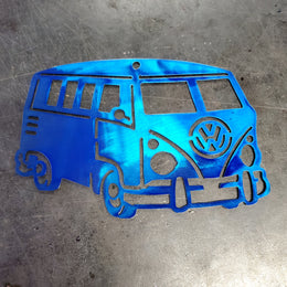 VW Bus Metal Wall Art