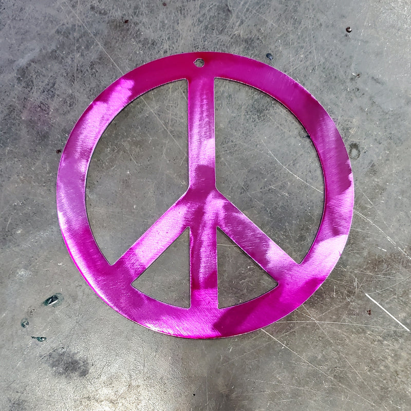 Peace Sign Metal Art