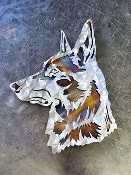 Belgian Malinois Metal Wall Art