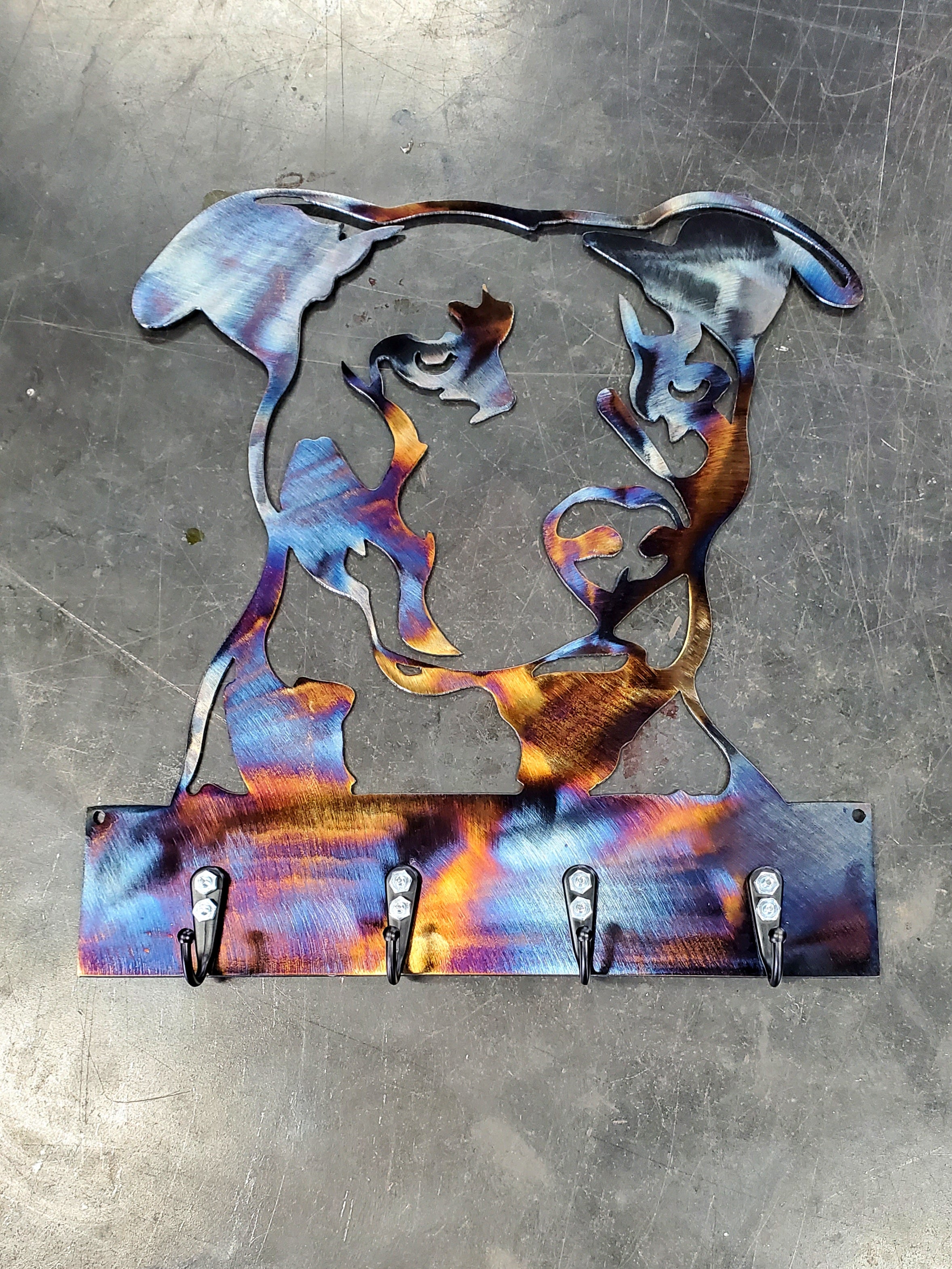 Pitbull #1 Key & Leash Hanger