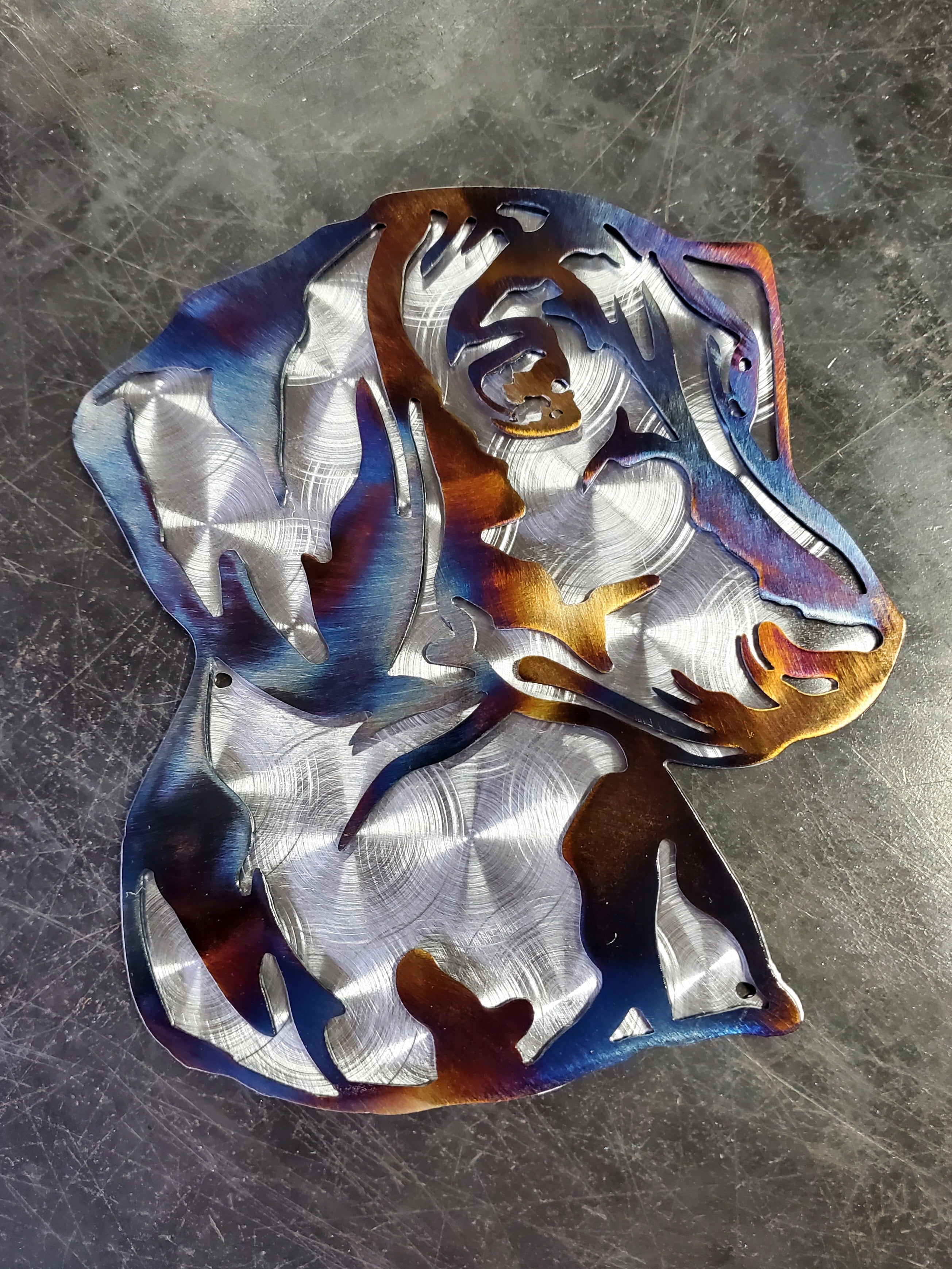 Dachshund #1 Metal Art