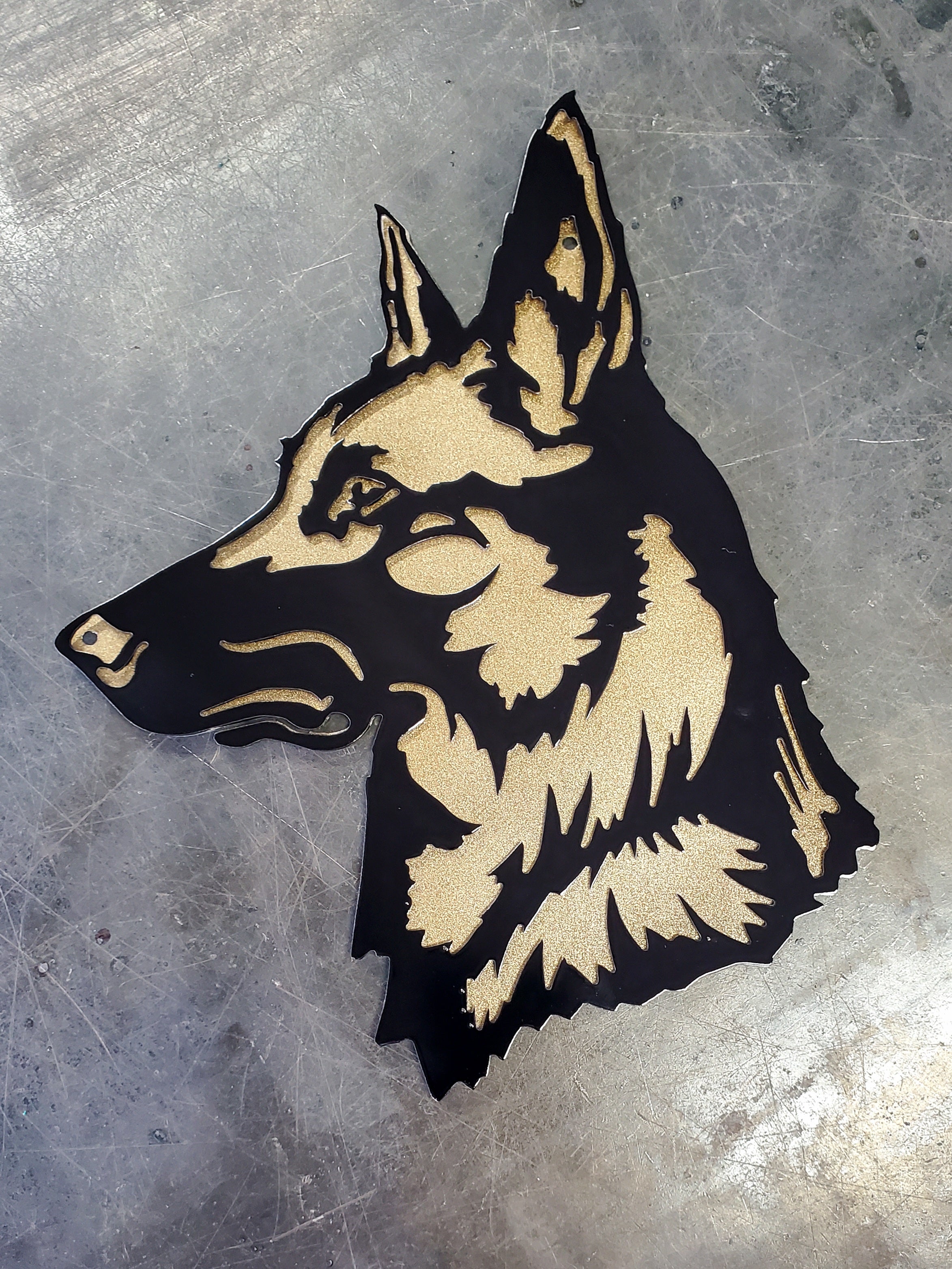 Belgian Malinois #1 Metal Art
