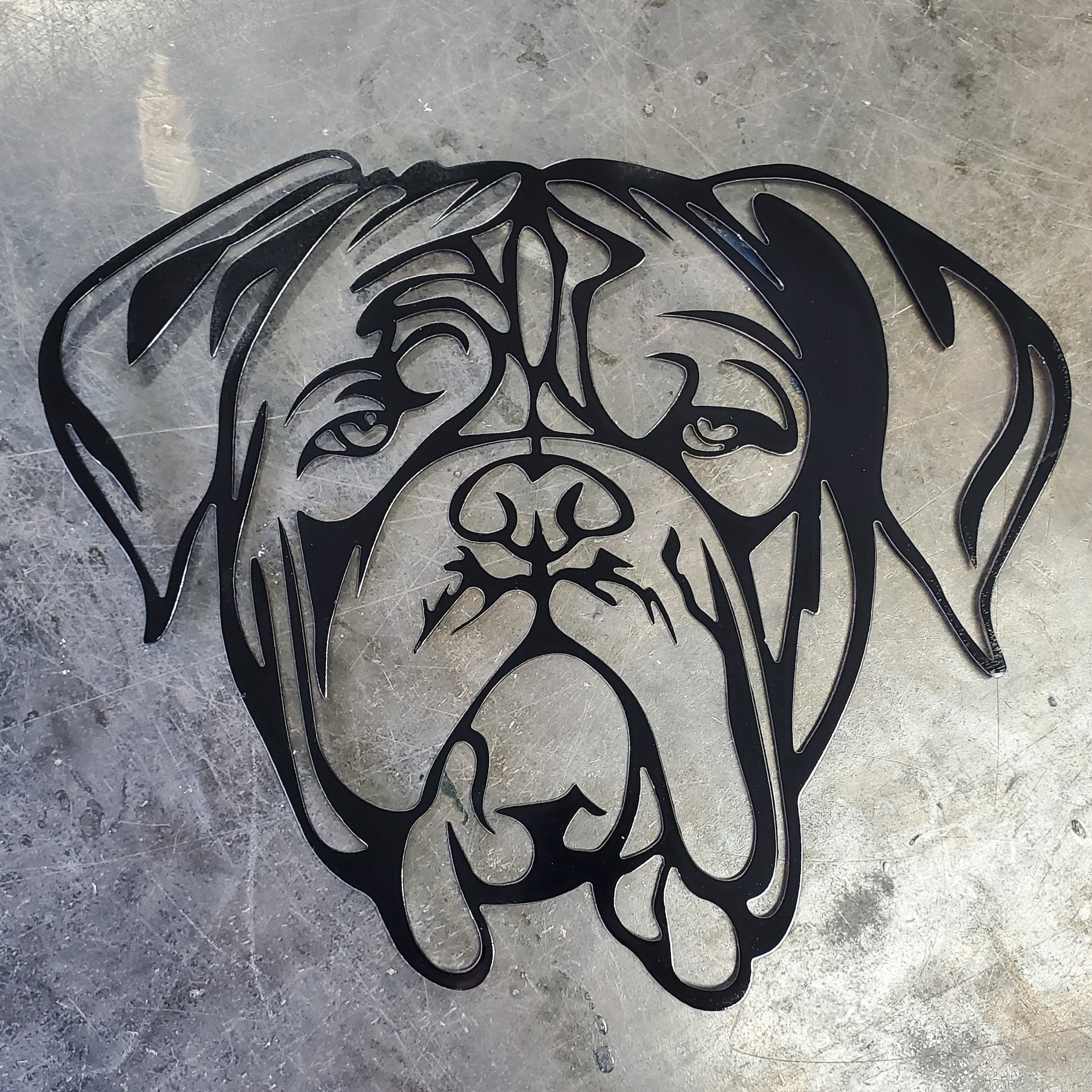 Dogue de Bordeaux (French Mastiff) #1 Metal Art