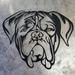 Dogue de Bordeaux Metal Wall Art