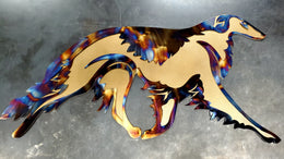 Borzoi Metal Wall Art