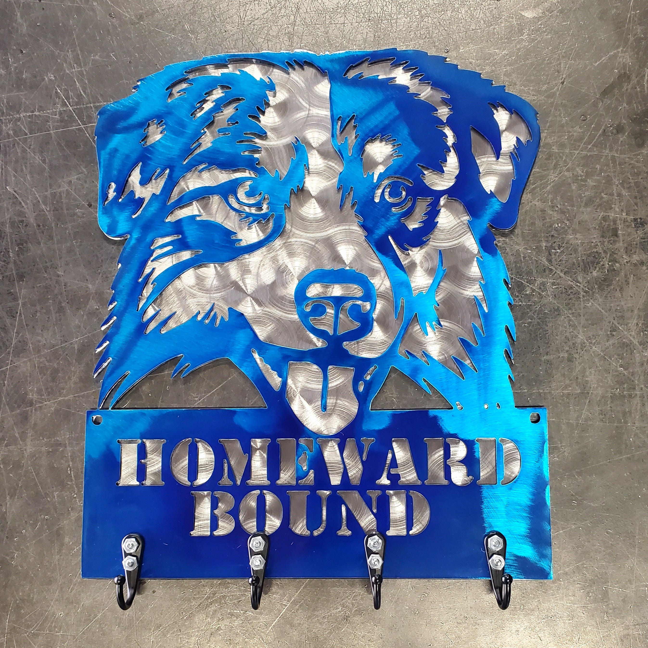 Australian Shepherd #1 Key & Leash Hanger