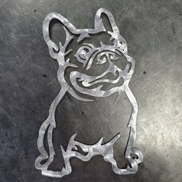 French Bulldog Metal Wall Art