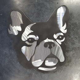 French Bulldog Metal Wall Art