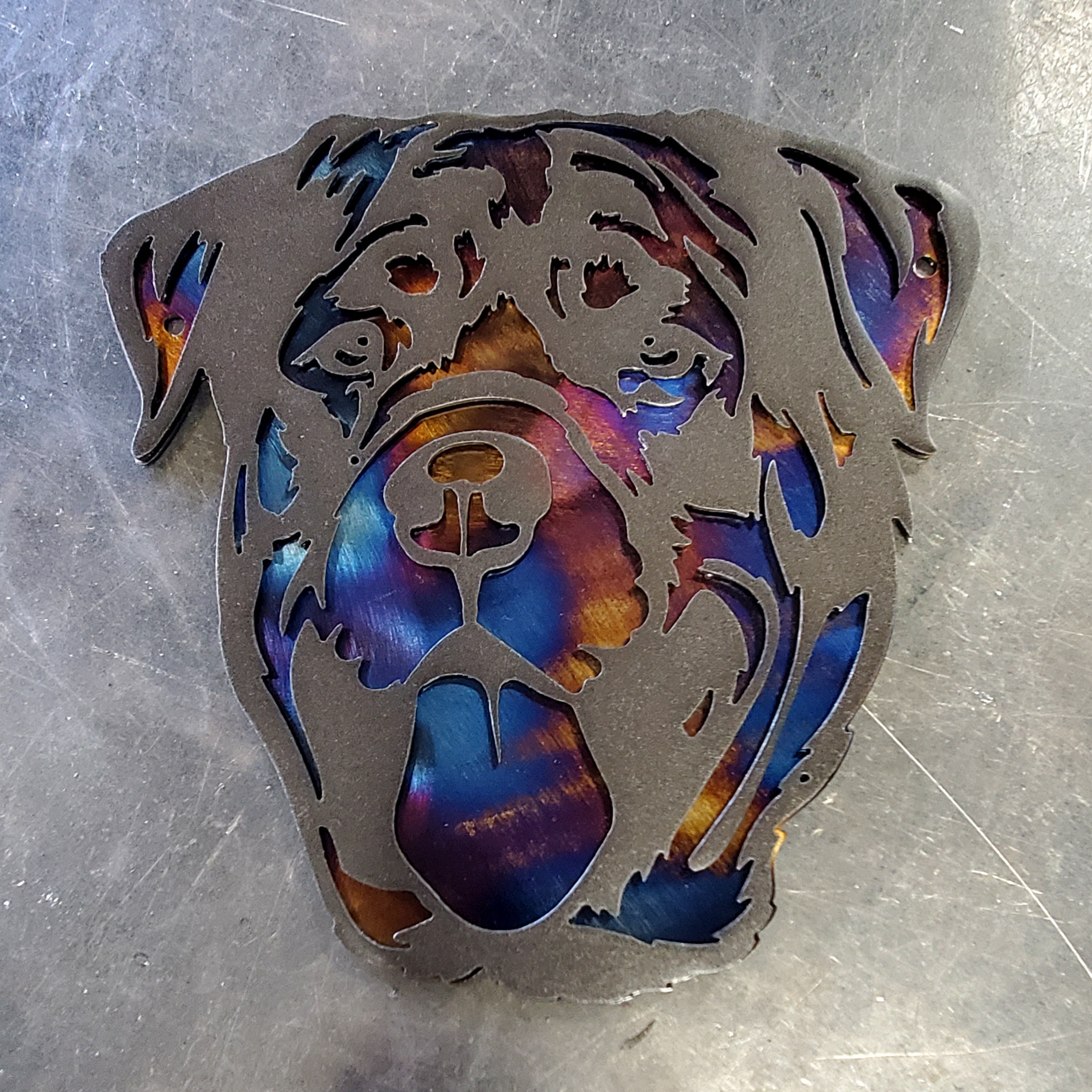 Rottweiler #2 Metal Art