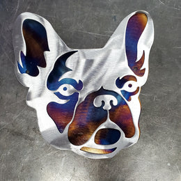French Bulldog Metal Wall Art