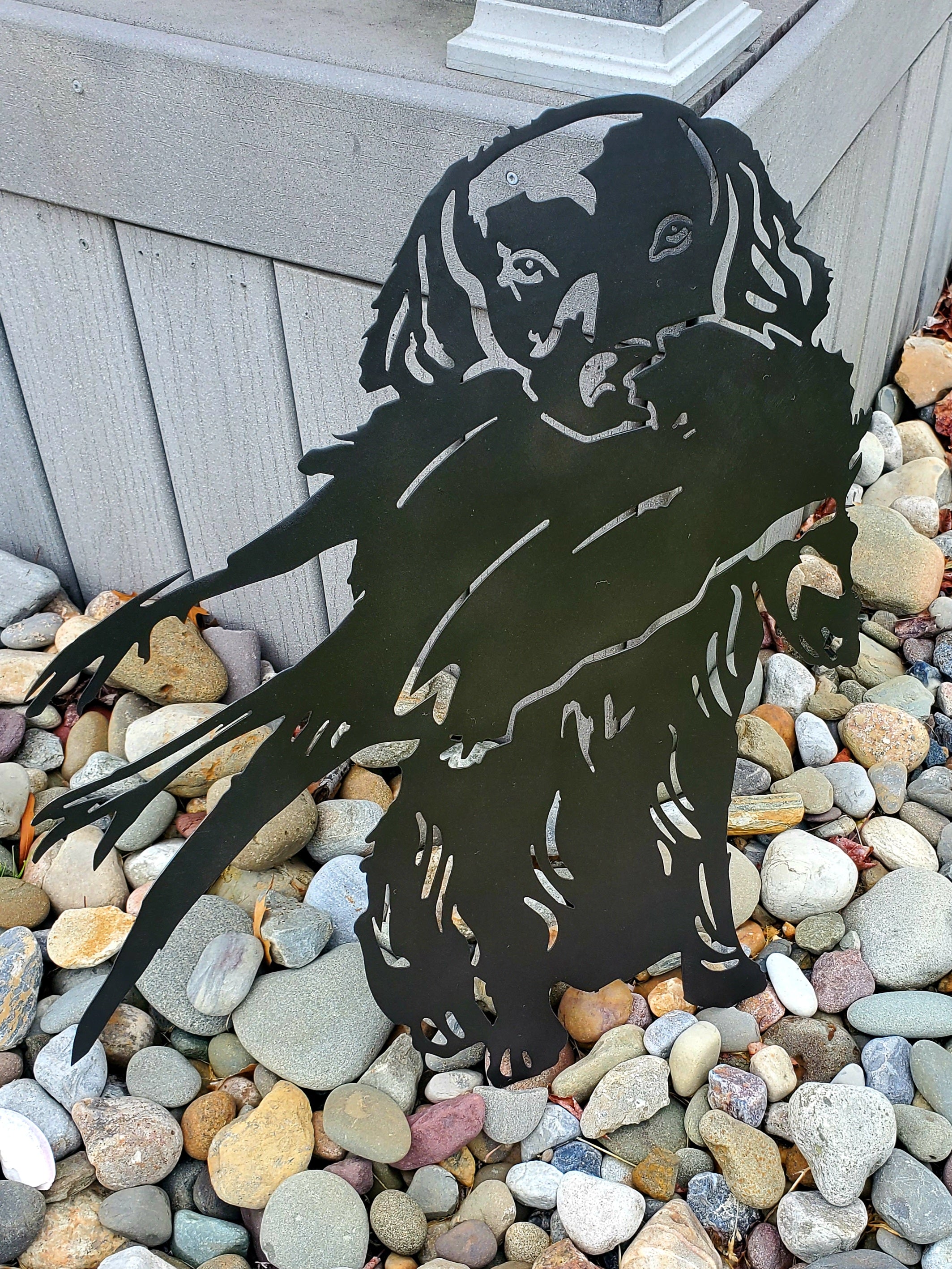 Boykin Spaniel & Pheasant Metal Art