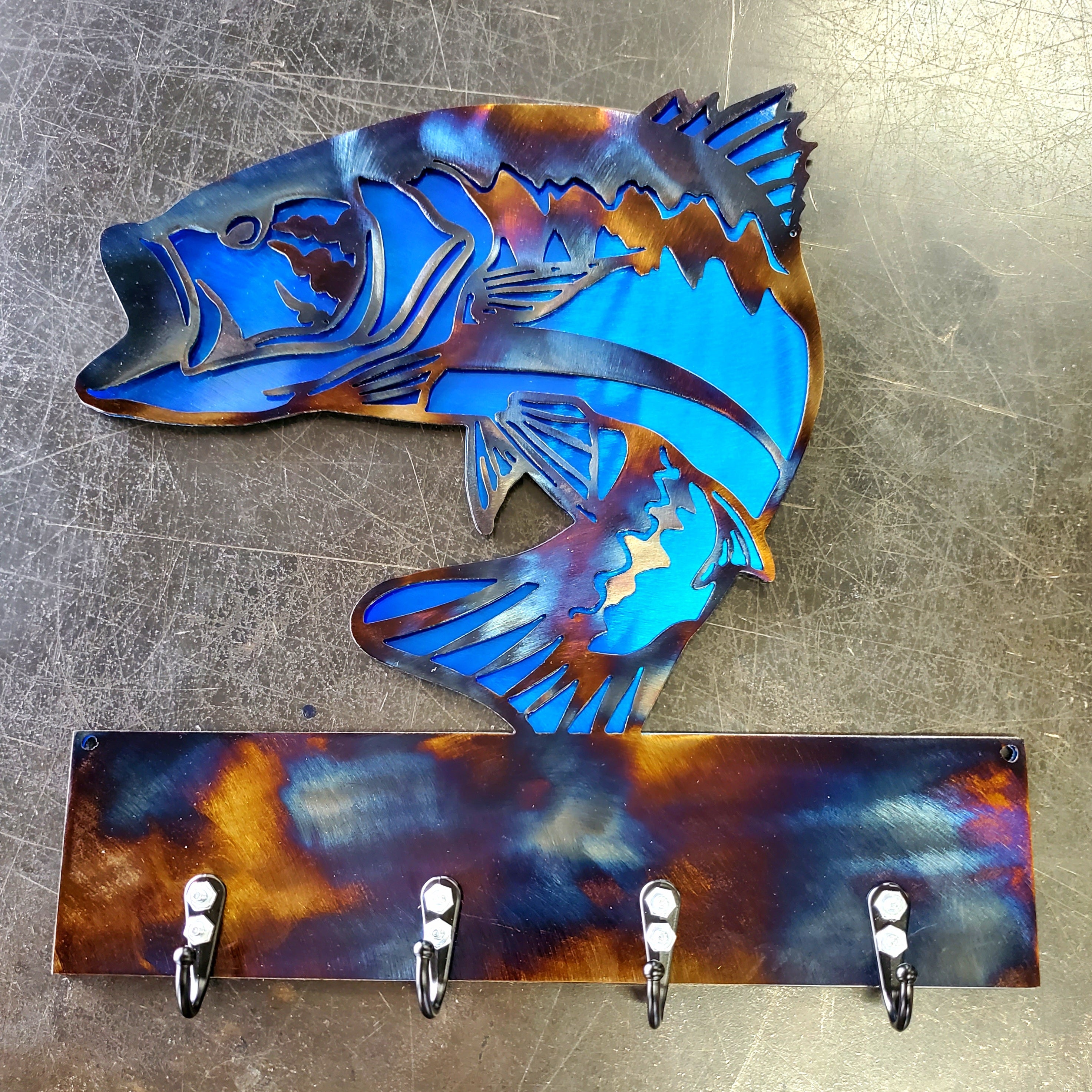 Largemouth Bass Key & Leash Hanger