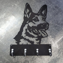 German Shepherd Key & Leash Hanger