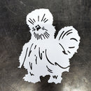 Silkie Chicken Metal Art