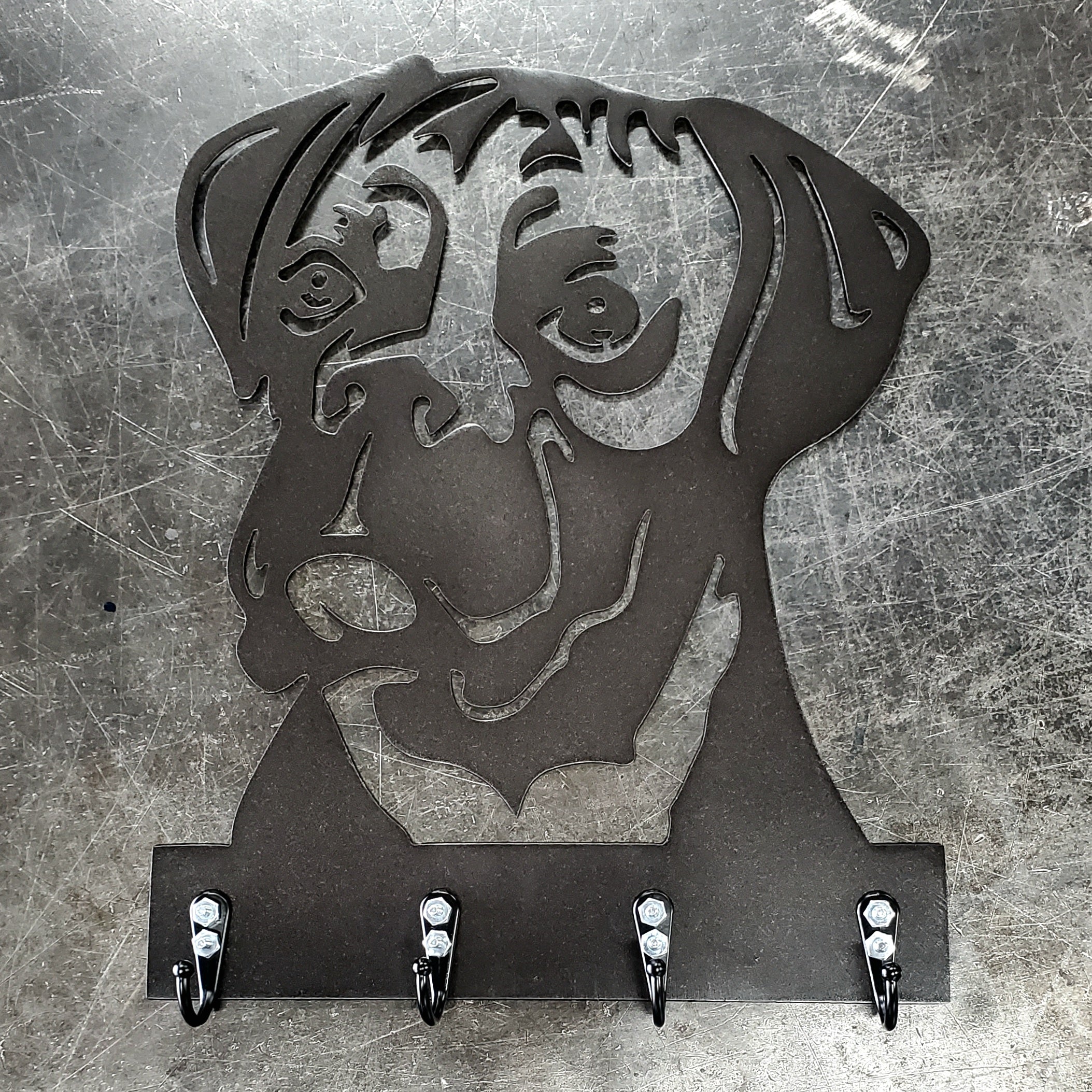 Boxer #1 Key & Leash Hanger