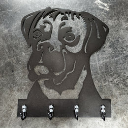 Boxer Key & Leash Hanger