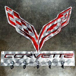Corvette C7 Metal Wall Art