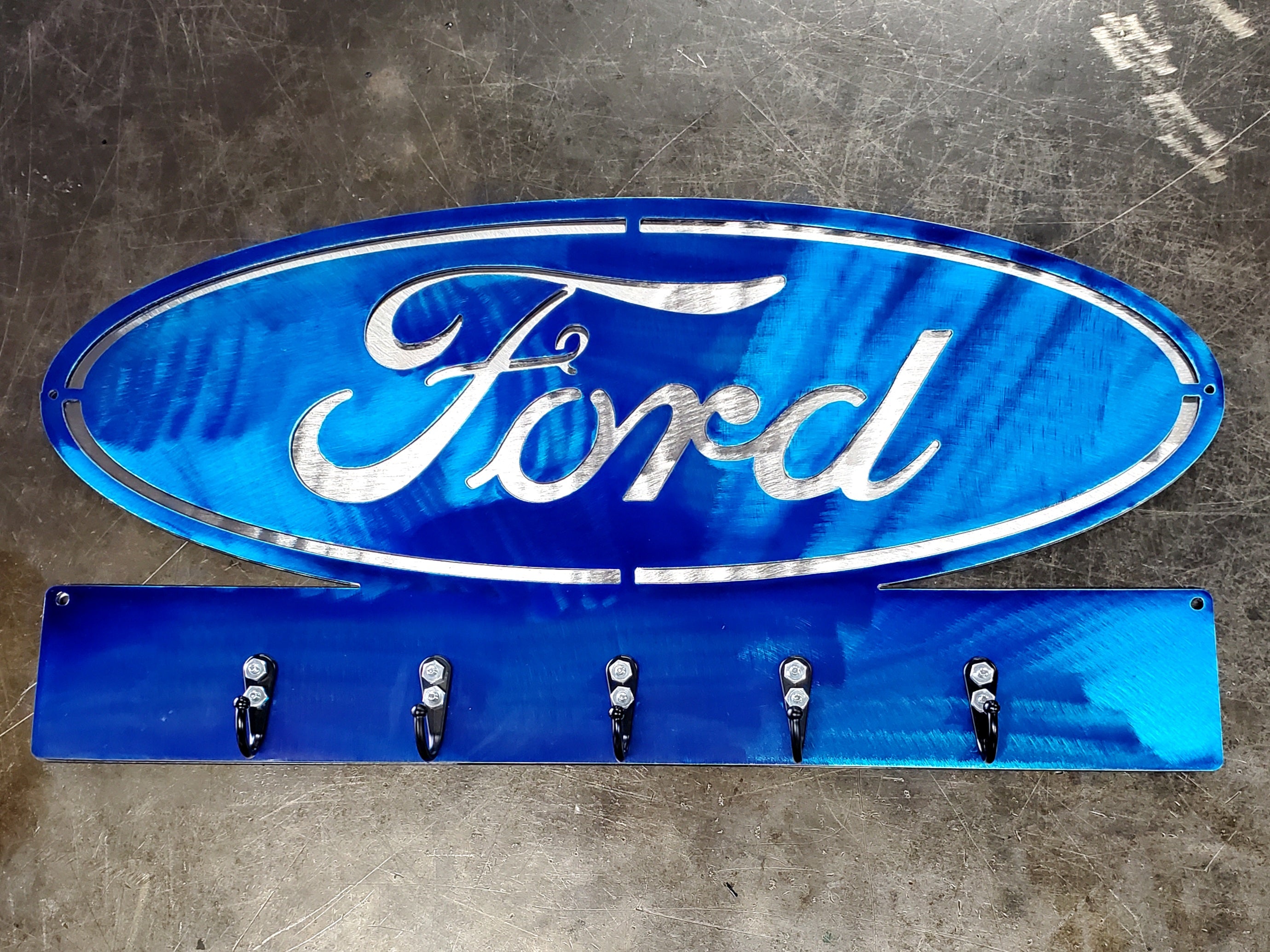 Ford Logo Key & Leash Hanger