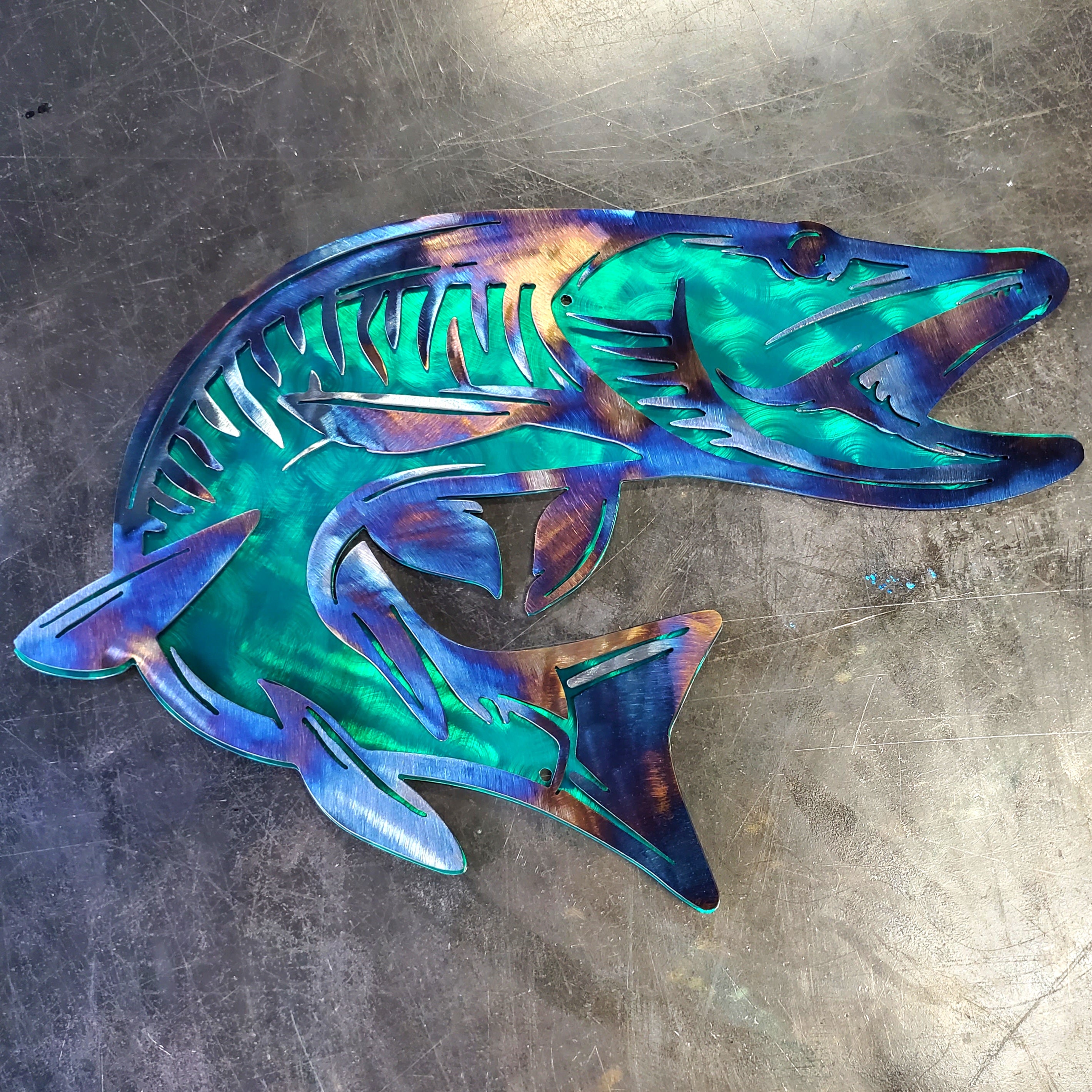 Muskie Metal Art