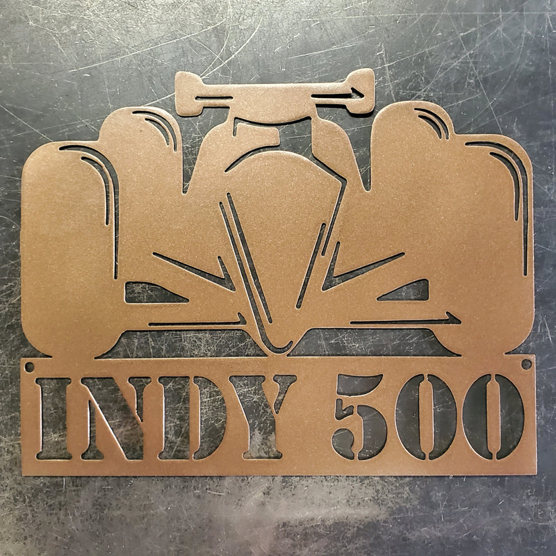 Indy 500 Metal Art