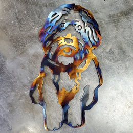 Golden Doodle Metal Wall Art
