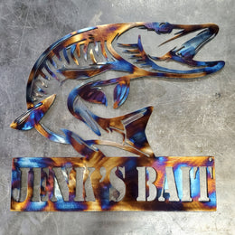 Muskie Metal Wall Art